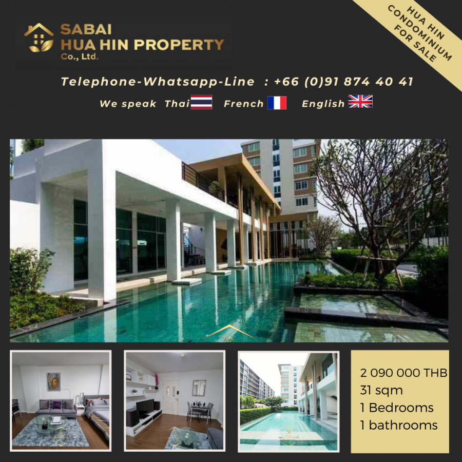 Vente Appartement HUA HIN THAILANDE  